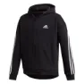 adidas 3 Stripes Reißverschlusspullover, Black / white, 5-6Y