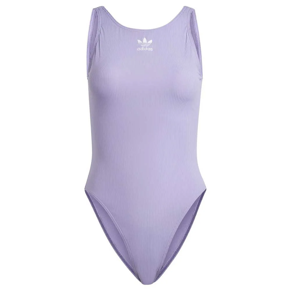 adidas Adicol Rib Badeanzug female, Magic lilac / black adidas Adicol Rib Badeanzug female, Magic lilac / black
