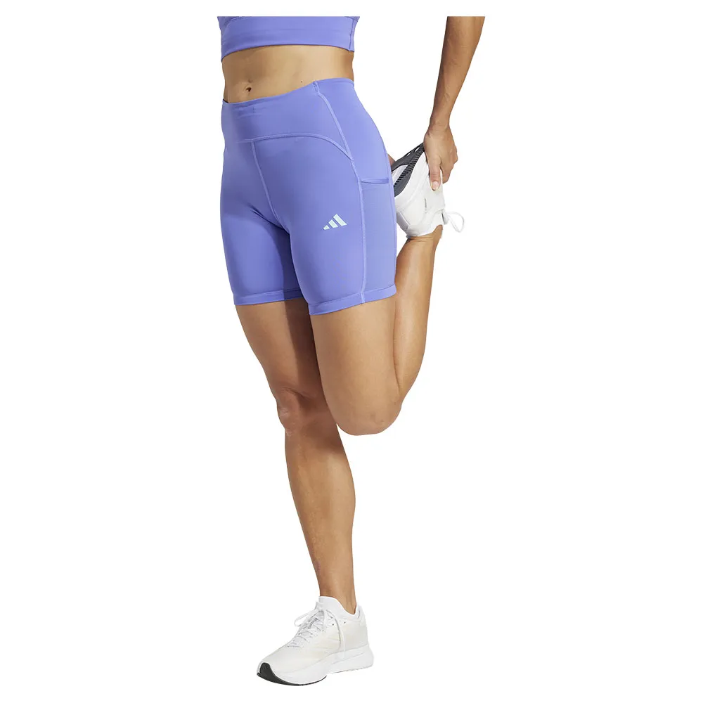 adidas Adizero 4´´ Kurze Leggings female, Semi cobalt blue adidas Adizero 4´´ Kurze Leggings female, Semi cobalt blue