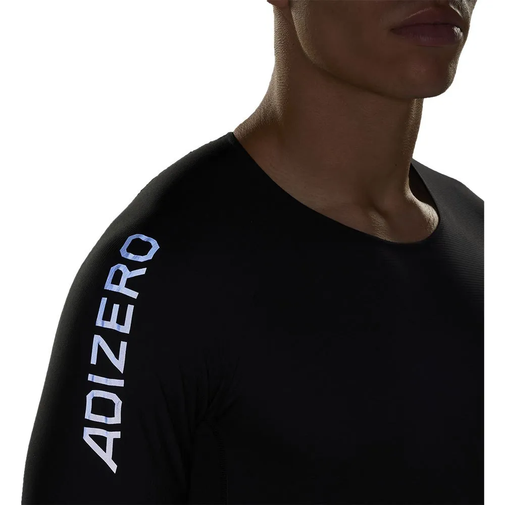 adidas Adizero L Langarm-t-shirt male, Black / grey six adidas Adizero L Langarm-t-shirt male, Black / grey six