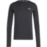 adidas Adizero L Langarm-t-shirt male, Black / grey six