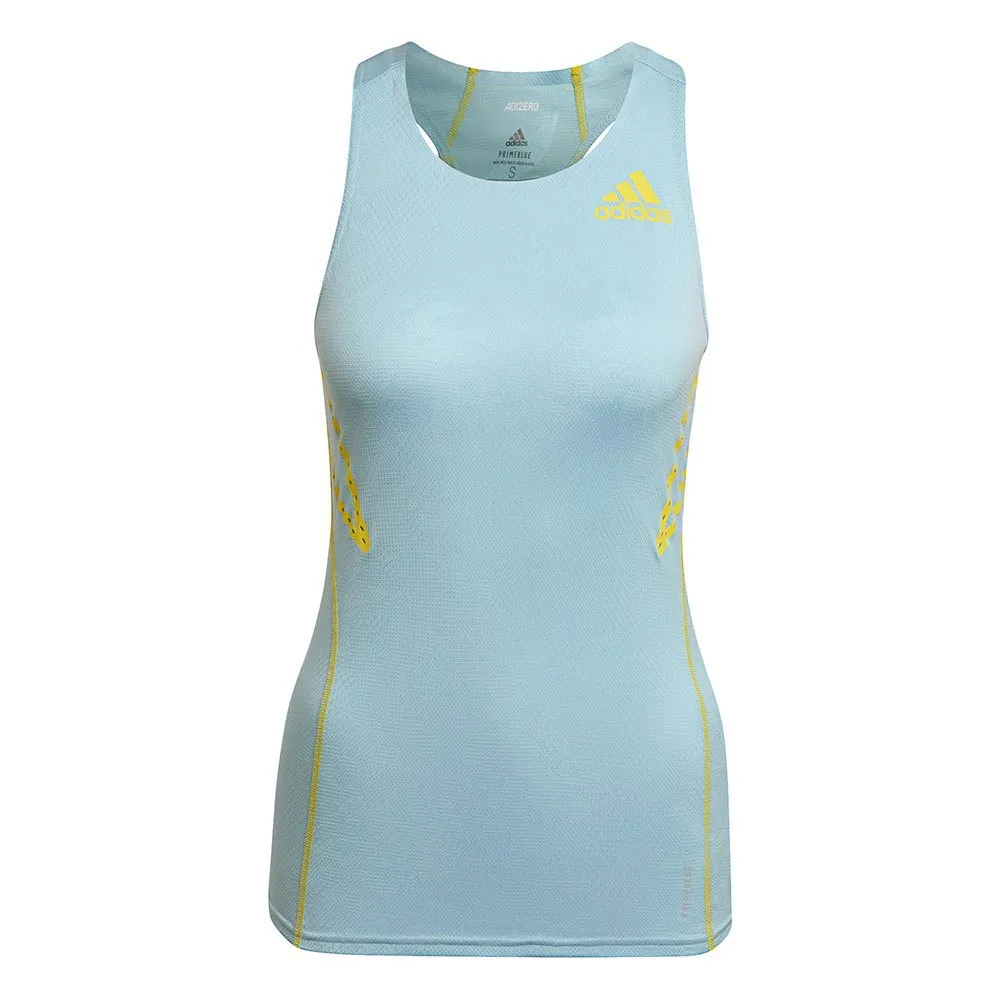 adidas Adizero Primeblue ärmelloses T-shirt female, Hazy sky