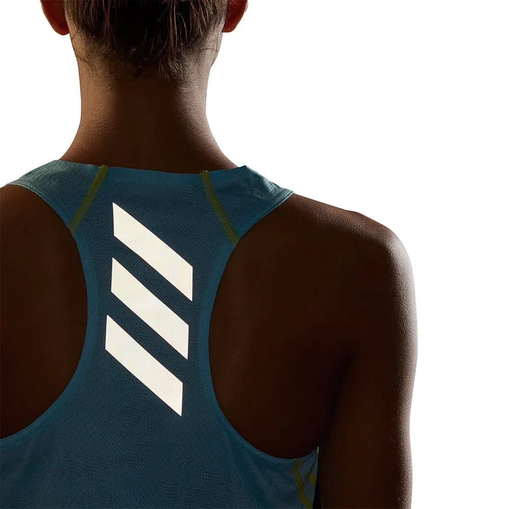 adidas Adizero Primeblue ärmelloses T-shirt female, Hazy sky