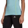 adidas Adizero Primeblue ärmelloses T-shirt female, Hazy sky