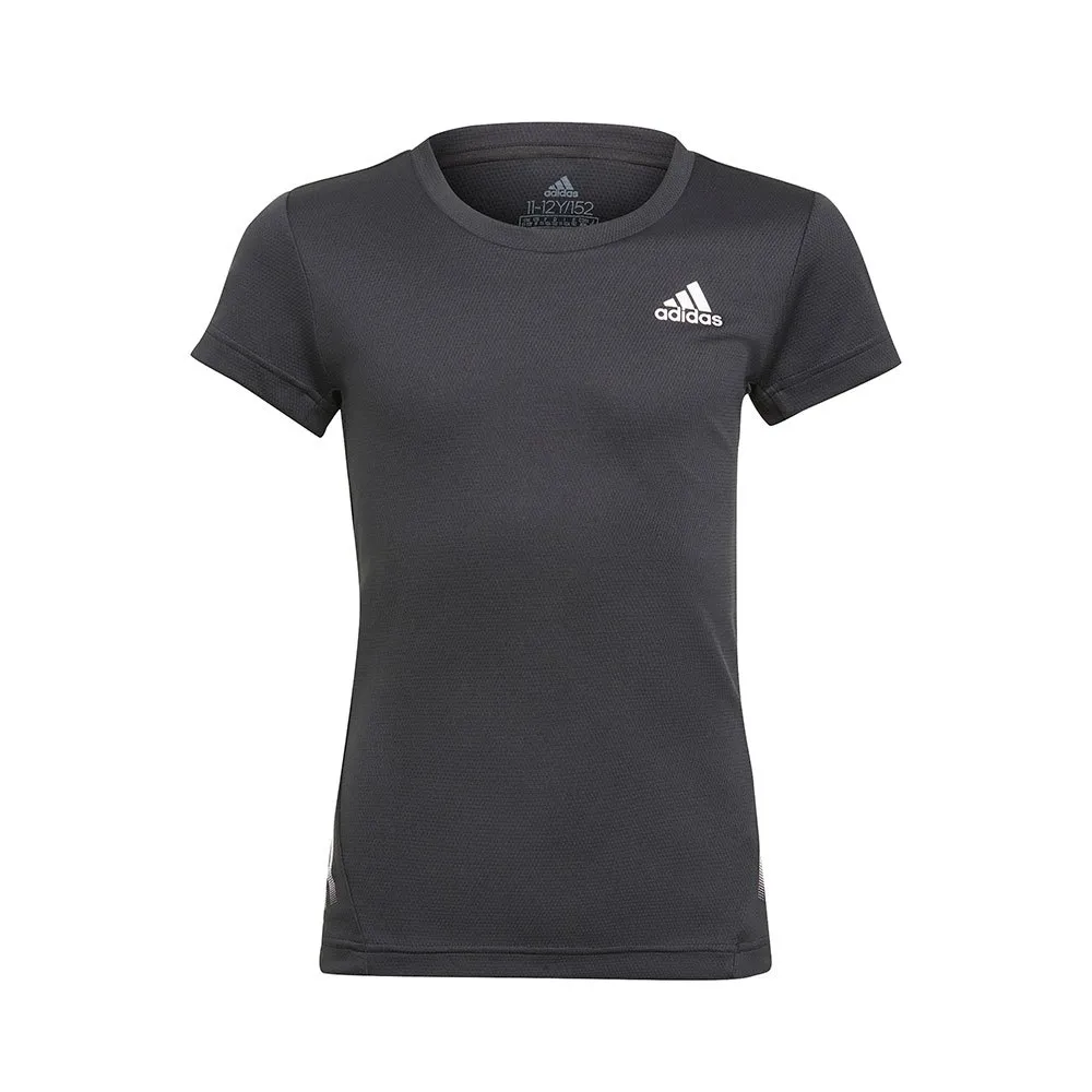 adidas Aeroready 3 Stripes Kurzarm-t-shirt, Black / black / white, 9-10Y adidas Aeroready 3 Stripes Kurzarm-t-shirt, Black / black / white, 9-10Y