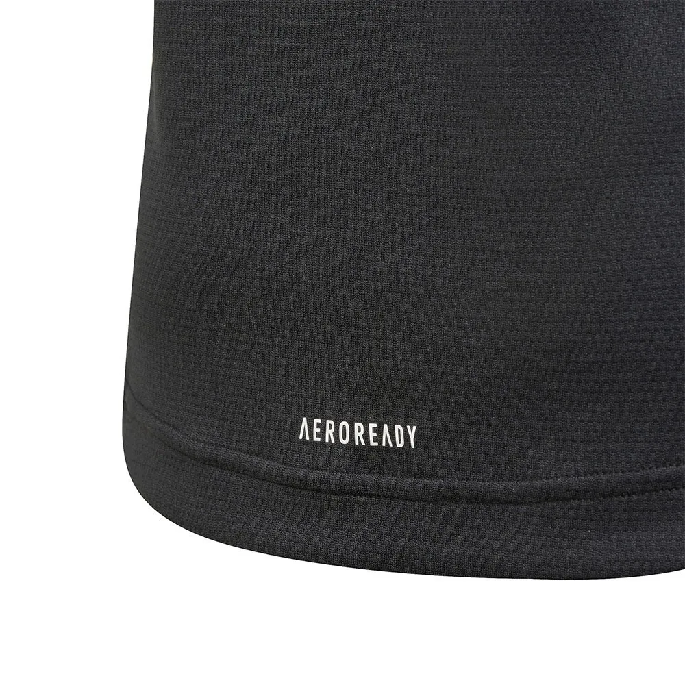 adidas Aeroready 3 Stripes Kurzarm-t-shirt, Black / black / white, 9-10Y adidas Aeroready 3 Stripes Kurzarm-t-shirt, Black / black / white, 9-10Y
