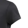 adidas Aeroready 3 Stripes Kurzarm-t-shirt, Black / black / white, 9-10Y