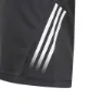 adidas Aeroready 3 Stripes Kurzarm-t-shirt, Black / black / white, 9-10Y