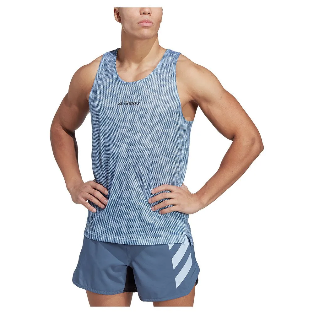 adidas Agr ärmelloses T-shirt, Blue dawn / wonder steel adidas Agr ärmelloses T-shirt, Blue dawn / wonder steel