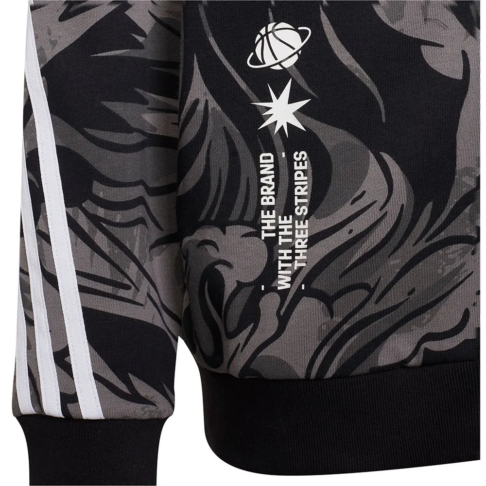 adidas Arkd3 Reißverschlusspullover, Black / white / white, 7-8Y adidas Arkd3 Reißverschlusspullover, Black / white / white, 7-8Y