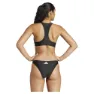 adidas Big Bars Y Back Bikinioberteil female, Black / white, XS