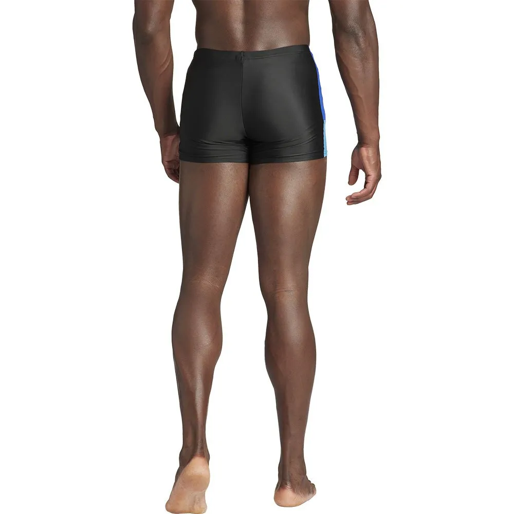 adidas Block Badehose Boxer male, Black / team royal blue / blue burst