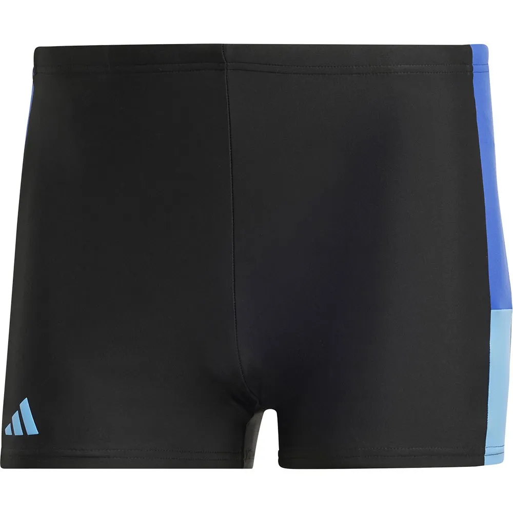 adidas Block Badehose Boxer male, Black / team royal blue / blue burst