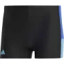 adidas Block Badehose Boxer male, Black / team royal blue / blue burst