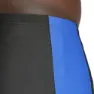 adidas Block Badehose Boxer male, Black / team royal blue / blue burst