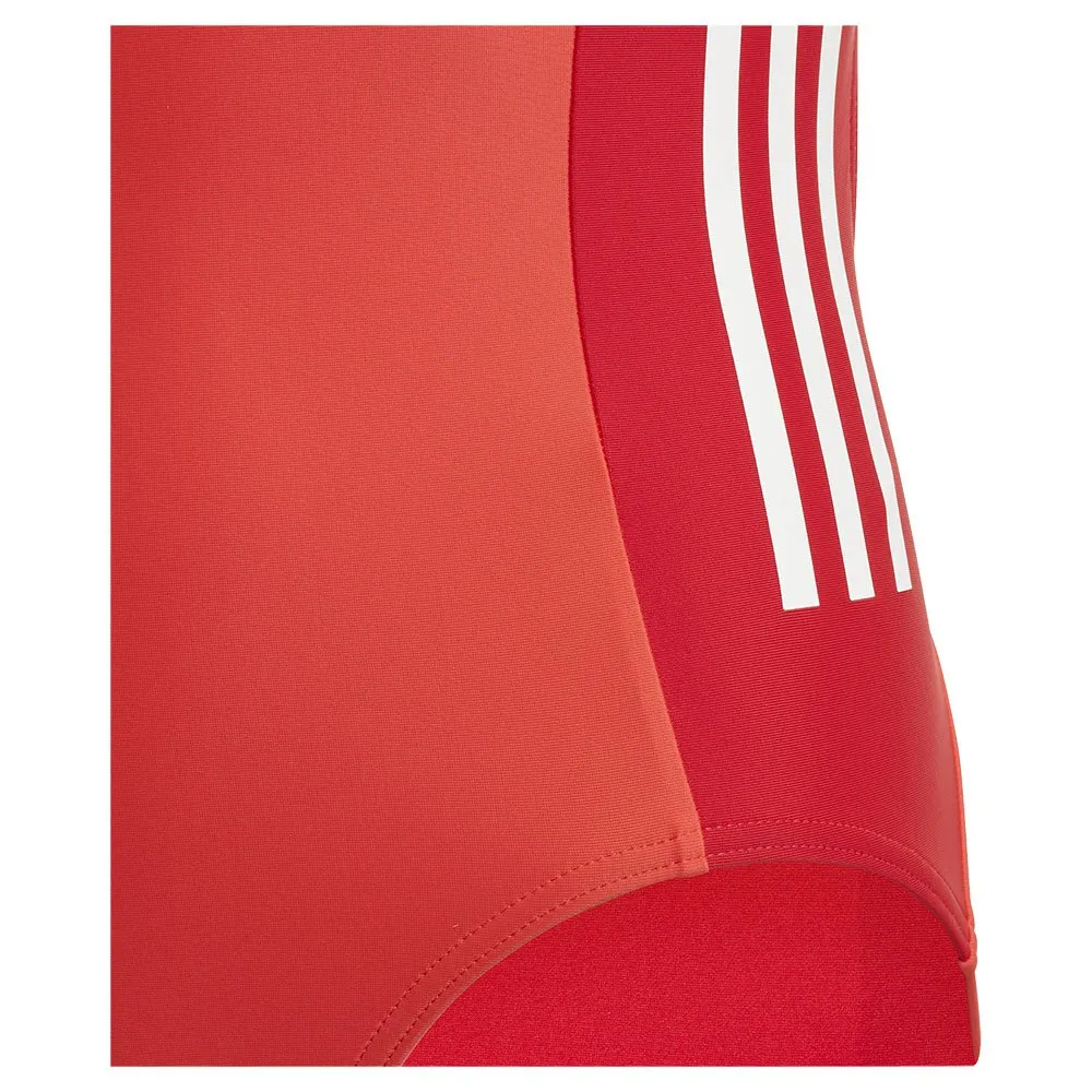 adidas Cut 3 Stripes Badeanzug female, Brired / betsca / white, 11-12Y adidas Cut 3 Stripes Badeanzug female, Brired / betsca / white, 11-12Y