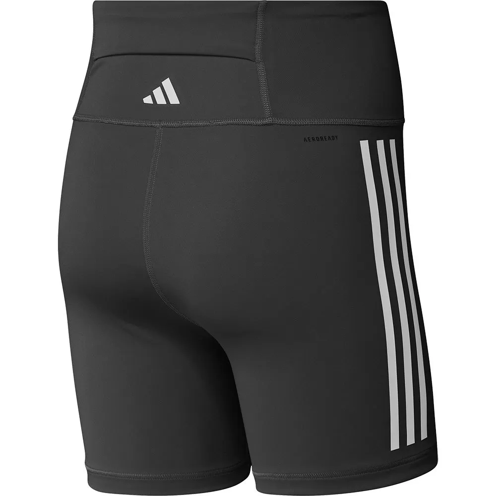 adidas Dailyrun 3 Stripes 5´´ Kurze Leggings female, Black