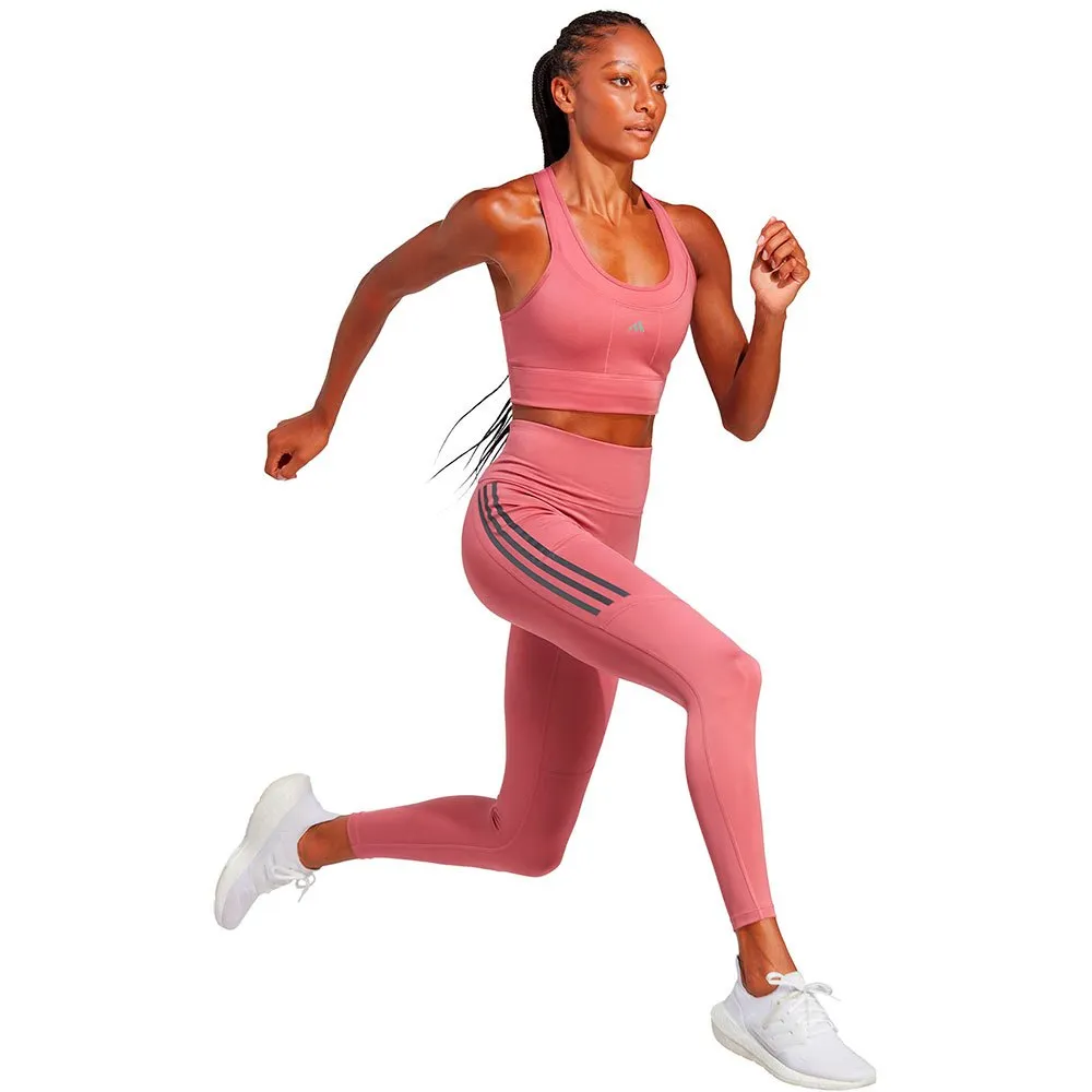 adidas Dailyrun 3s 7/8 Leggings female, Pink strata adidas Dailyrun 3s 7/8 Leggings female, Pink strata