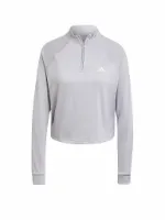 adidas Damen Fitness Zipshirt Train Essentials Minimal Branding 1/4-Zip