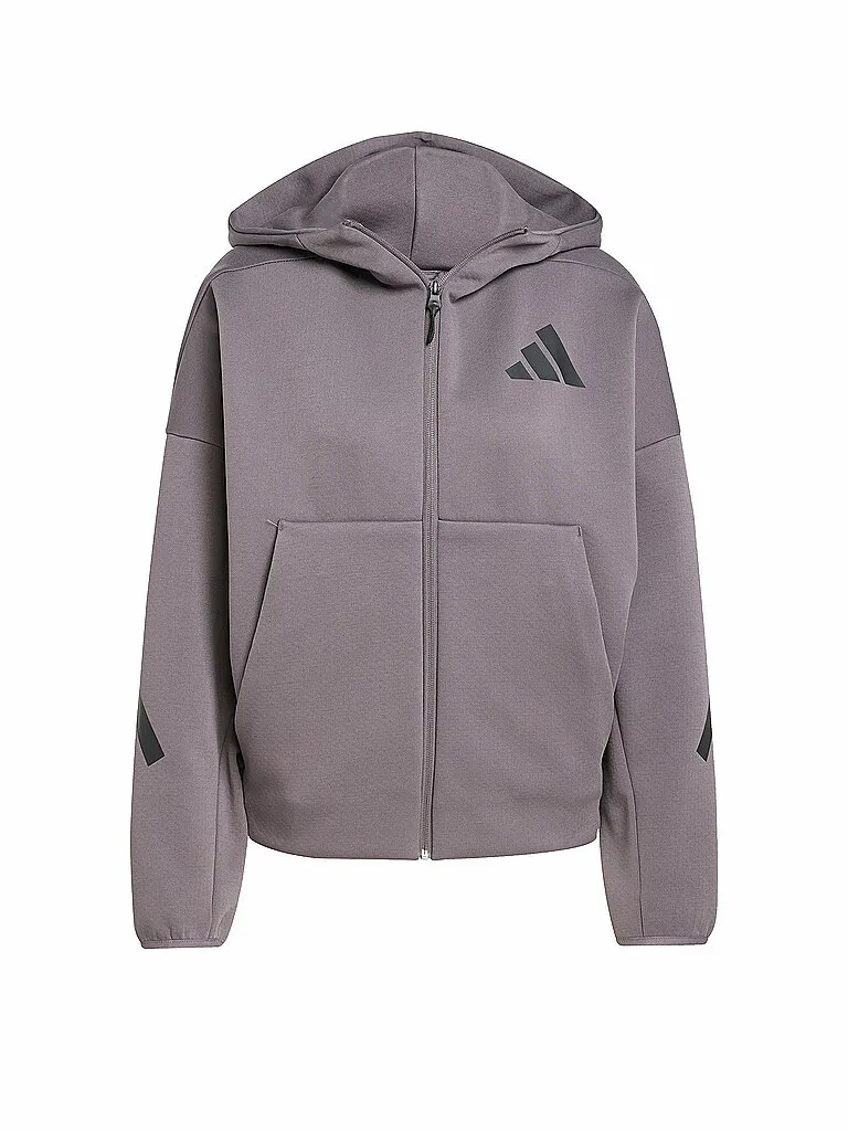 adidas Damen Hoodie ZNE, Grau adidas Damen Hoodie ZNE, Grau