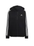 adidas Damen Kapuzenjacke Essentials 3-Streifen French Terry Regular
