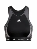 adidas Damen Sport-BH TECHFIT High-Neck Colorblock Medium Support