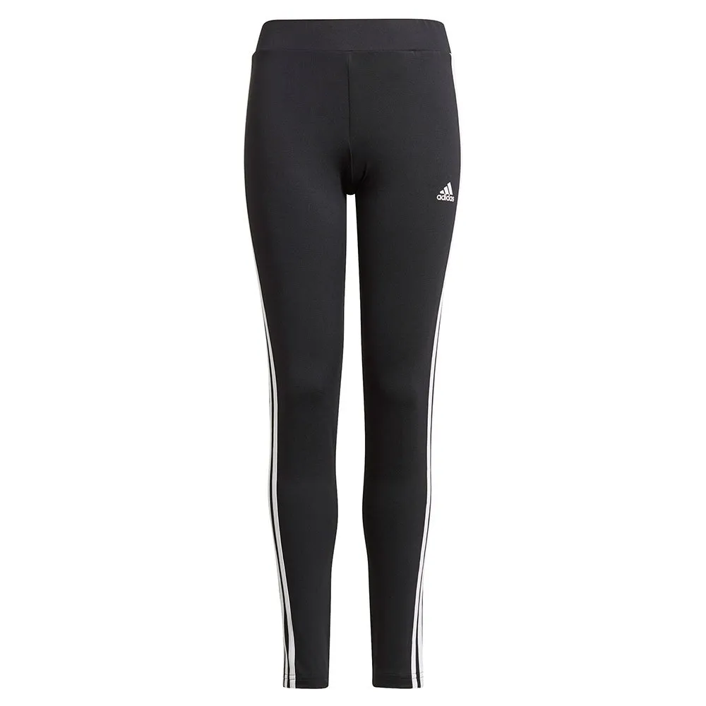 adidas Designed 2 Move 3 Stripes Leggings, Black / white, 7-8Y