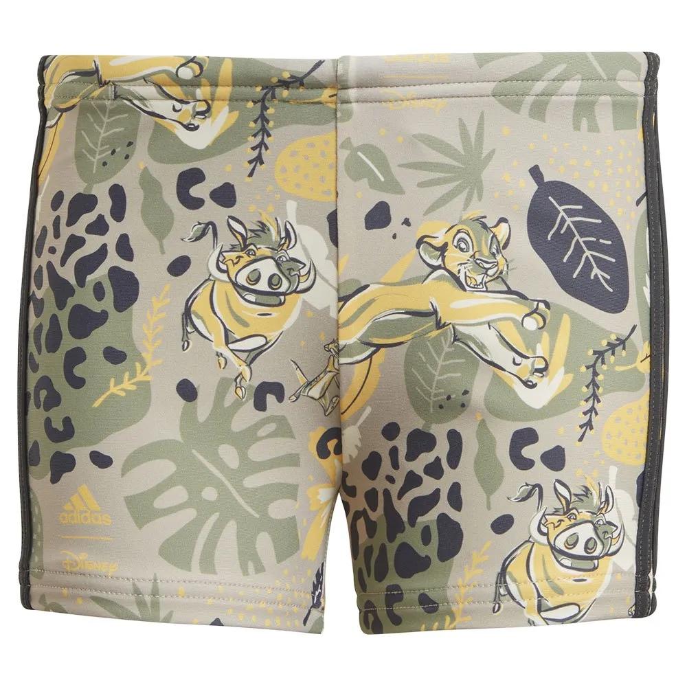 adidas Disney Lion King Badehose Boxer male, Wonder beige / semi spark / tent green / carbon, 7-8Y adidas Disney Lion King Badehose Boxer male, Wonder beige / semi spark / tent green / carbon, 7-8Y