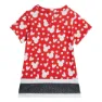 adidas Disney Minnie Mouse Summer Kurzarm-set, Vivid red / white / black, 12-24MON