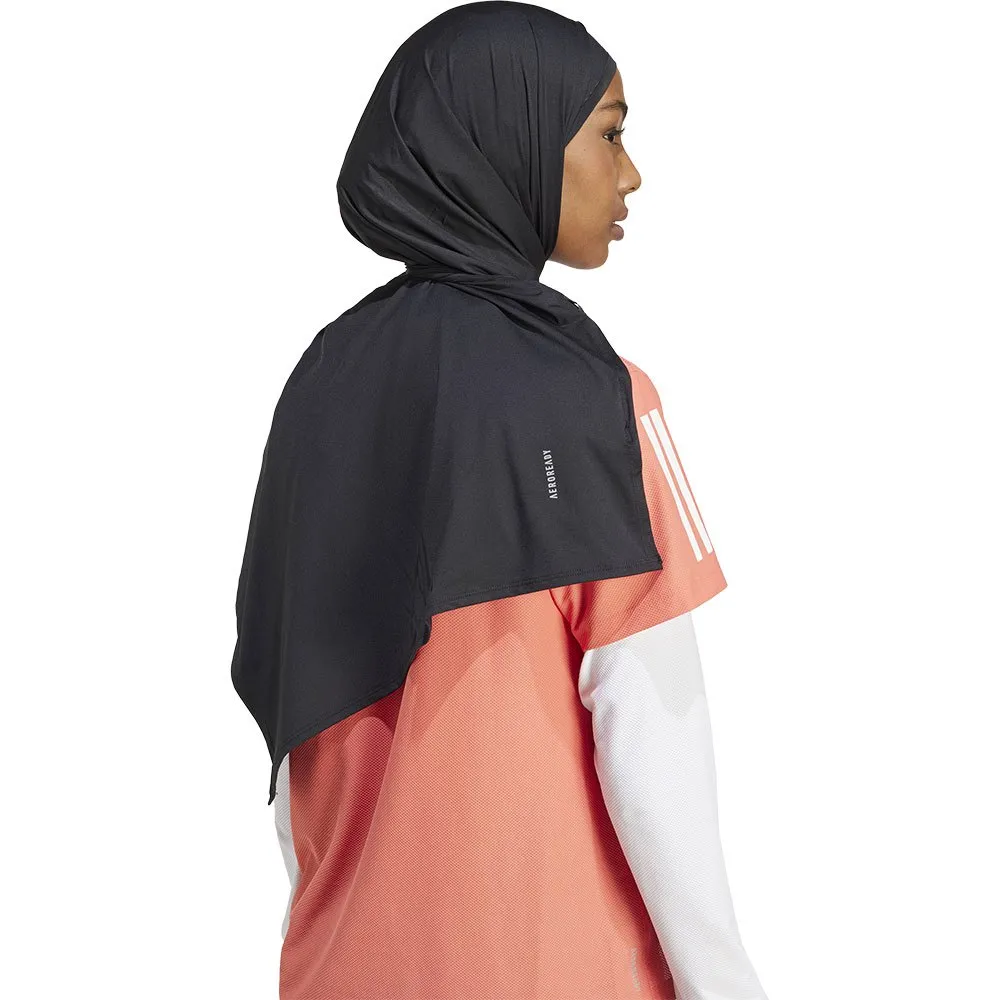 adidas E 3 Stripes Hijab female, Black adidas E 3 Stripes Hijab female, Black