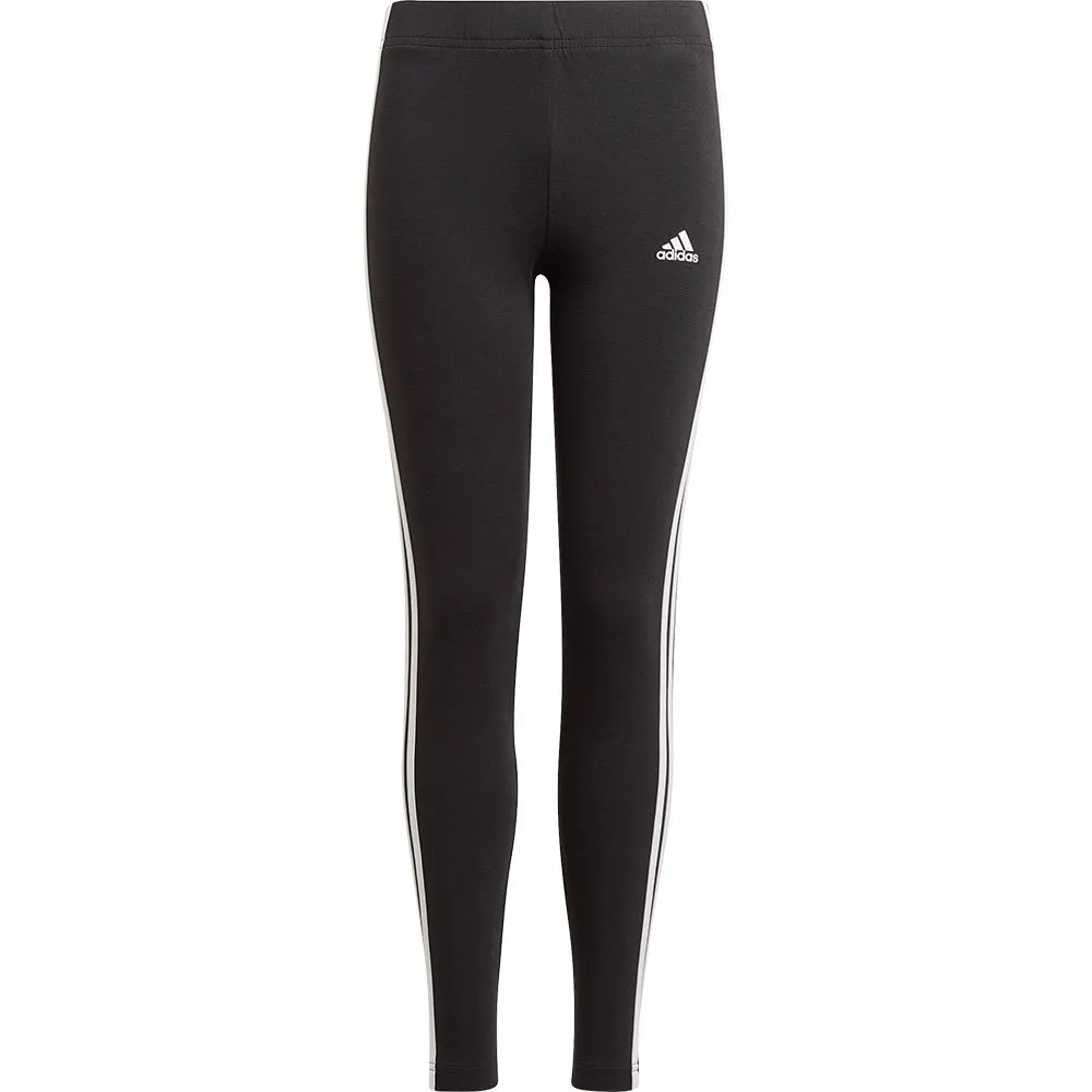 adidas Essentials 3 Stripes Leggings, Black / white adidas Essentials 3 Stripes Leggings, Black / white