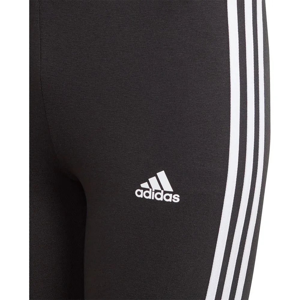 adidas Essentials 3 Stripes Leggings, Black / white adidas Essentials 3 Stripes Leggings, Black / white