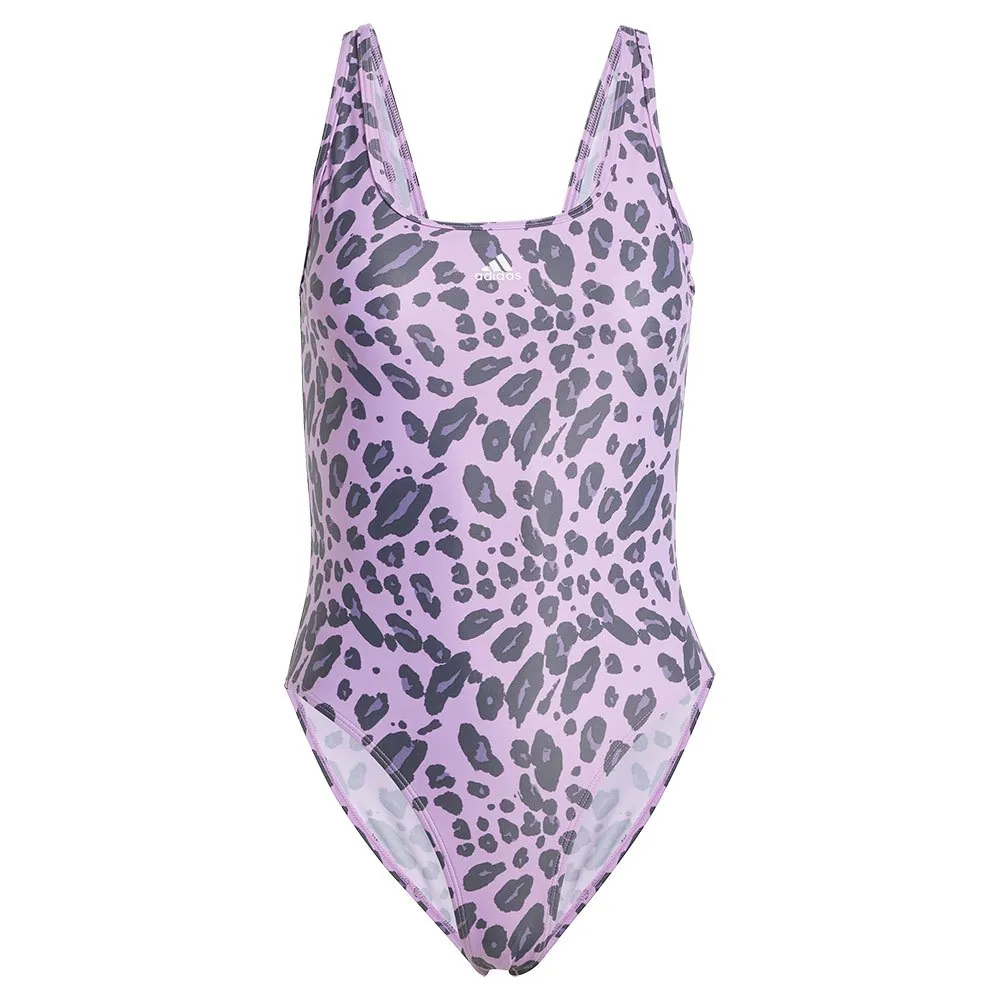 adidas Essentials Animal Print U Back Badeanzug adidas Essentials Animal Print U Back Badeanzug