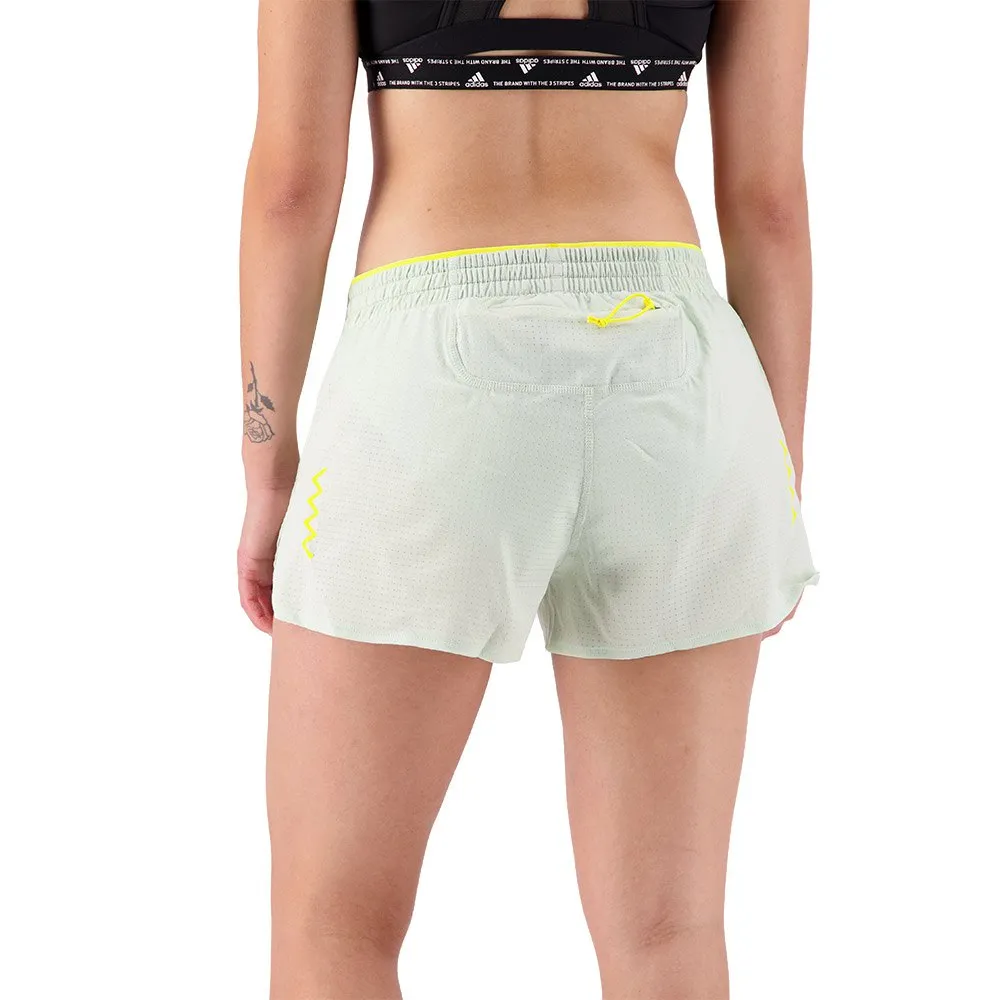 adidas Fast 3´´ Kurze Hose female, Green adidas Fast 3´´ Kurze Hose female, Green