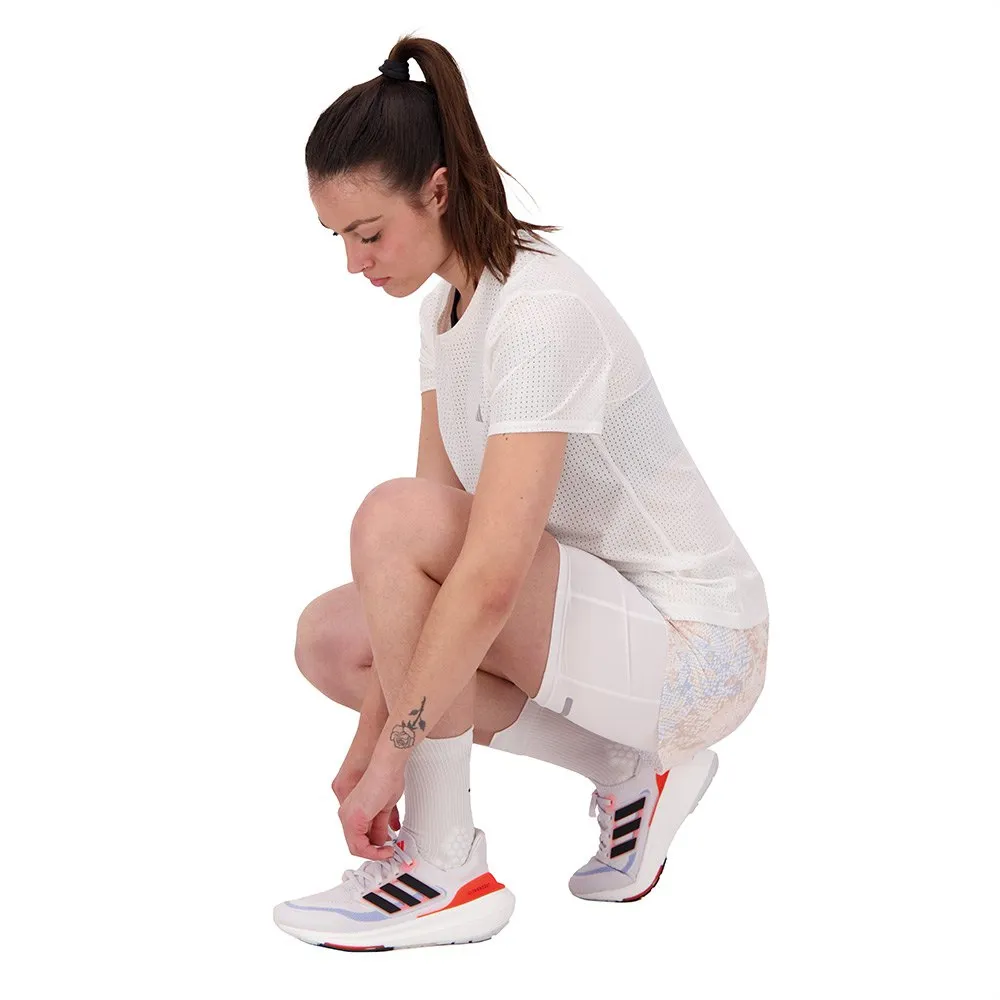 adidas Fast Aop 2 In 1 Kurze Hose female, White / alumina