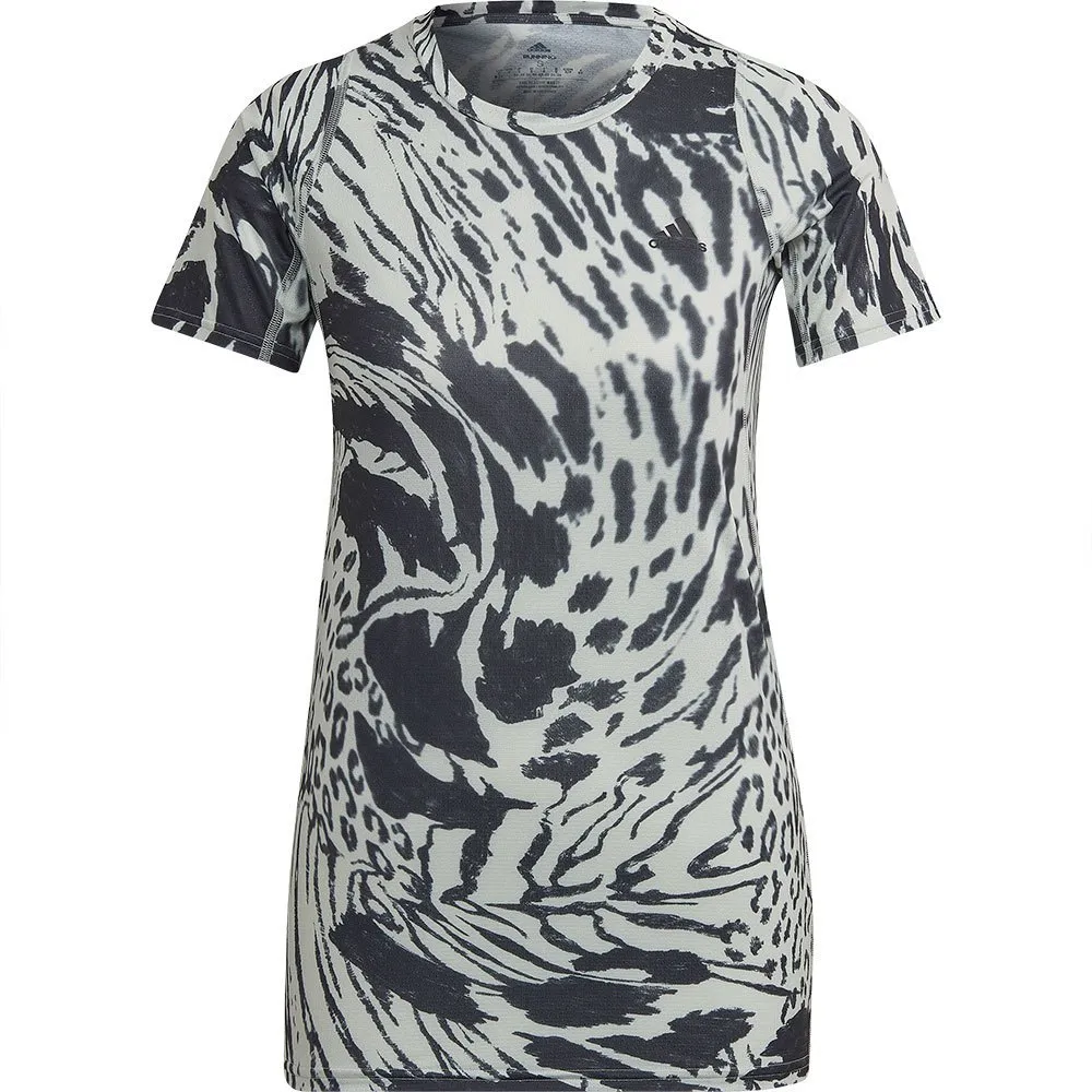 adidas Fast Aop Kurzarm-t-shirt female