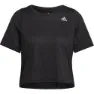 adidas Fast Crop Kurzarm-t-shirt female, Black