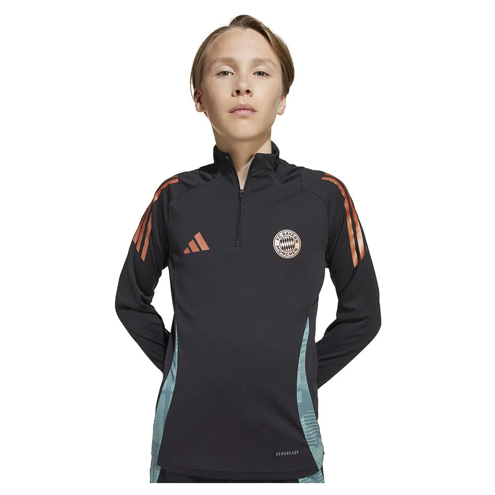 adidas Fc Bayern Tiro 24 Training Halbreißverschluss-sweatshirt, Black, 5-6Y adidas Fc Bayern Tiro 24 Training Halbreißverschluss-sweatshirt, Black, 5-6Y