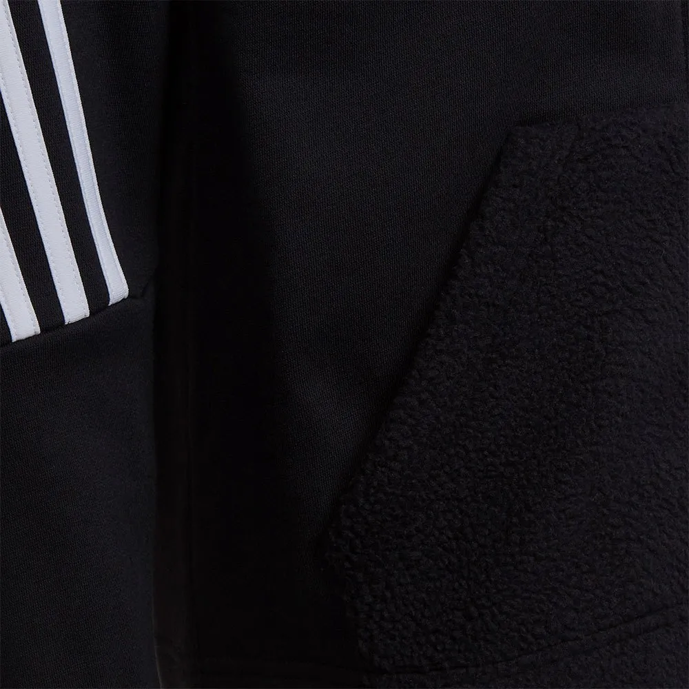 adidas Fi Reißverschlusspullover, Black / white, 5-6Y adidas Fi Reißverschlusspullover, Black / white, 5-6Y