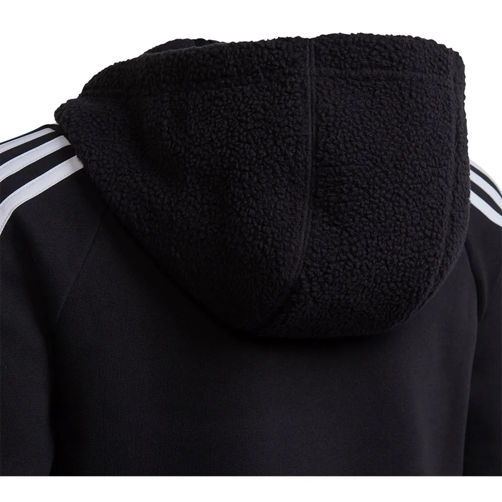 adidas Fi Reißverschlusspullover, Black / white, 5-6Y adidas Fi Reißverschlusspullover, Black / white, 5-6Y