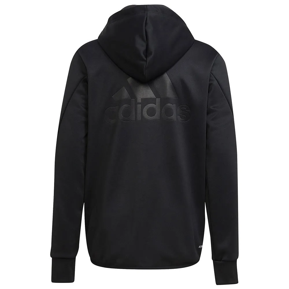 adidas Fl Fleece Mit Durchgehendem Reißverschluss, Black, 3-4Y adidas Fl Fleece Mit Durchgehendem Reißverschluss, Black, 3-4Y