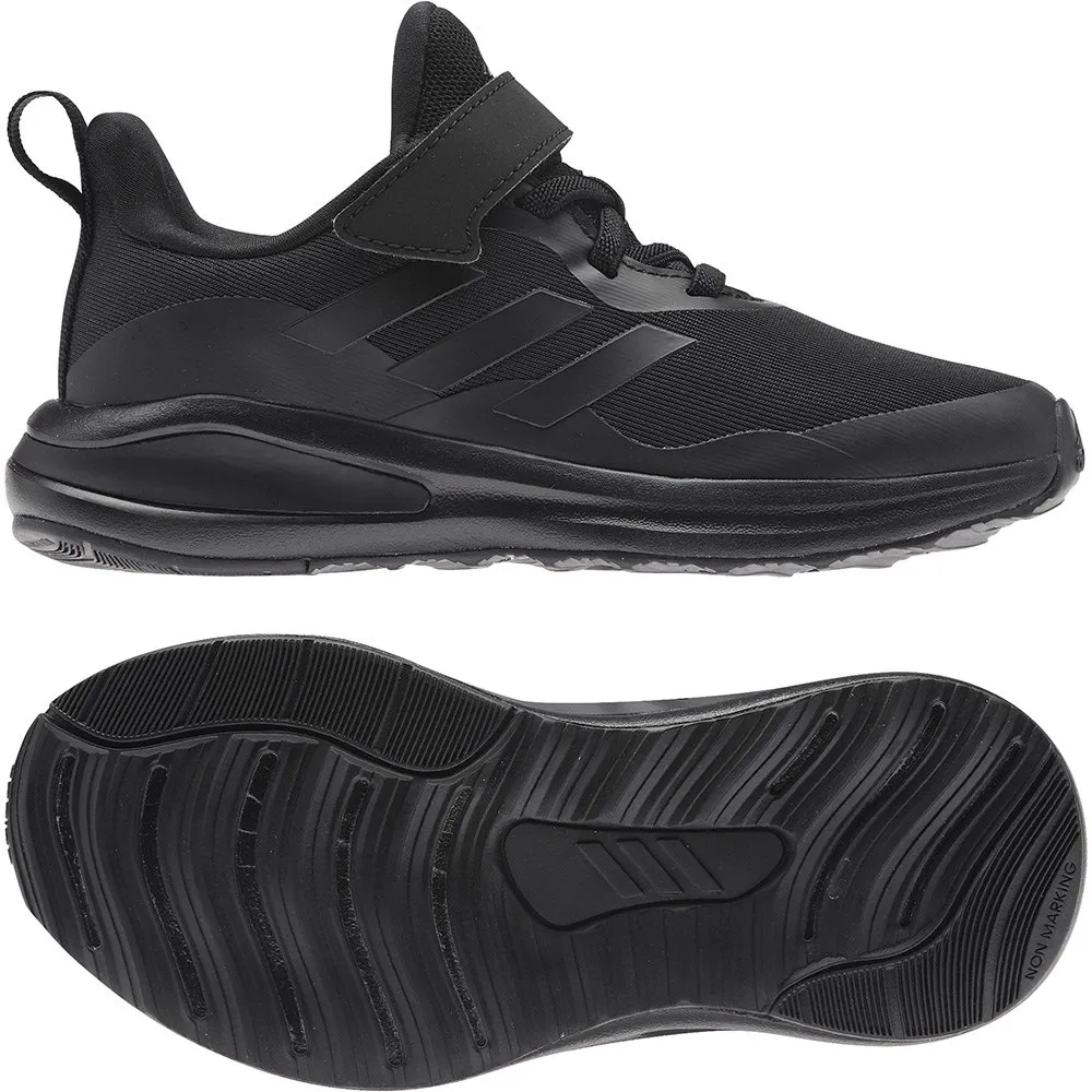 adidas Fortarun El Velcro Laufschuhe male, Core black / core black / core black
