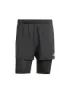 adidas Herren Fitnessshort 2in1, Schwarz