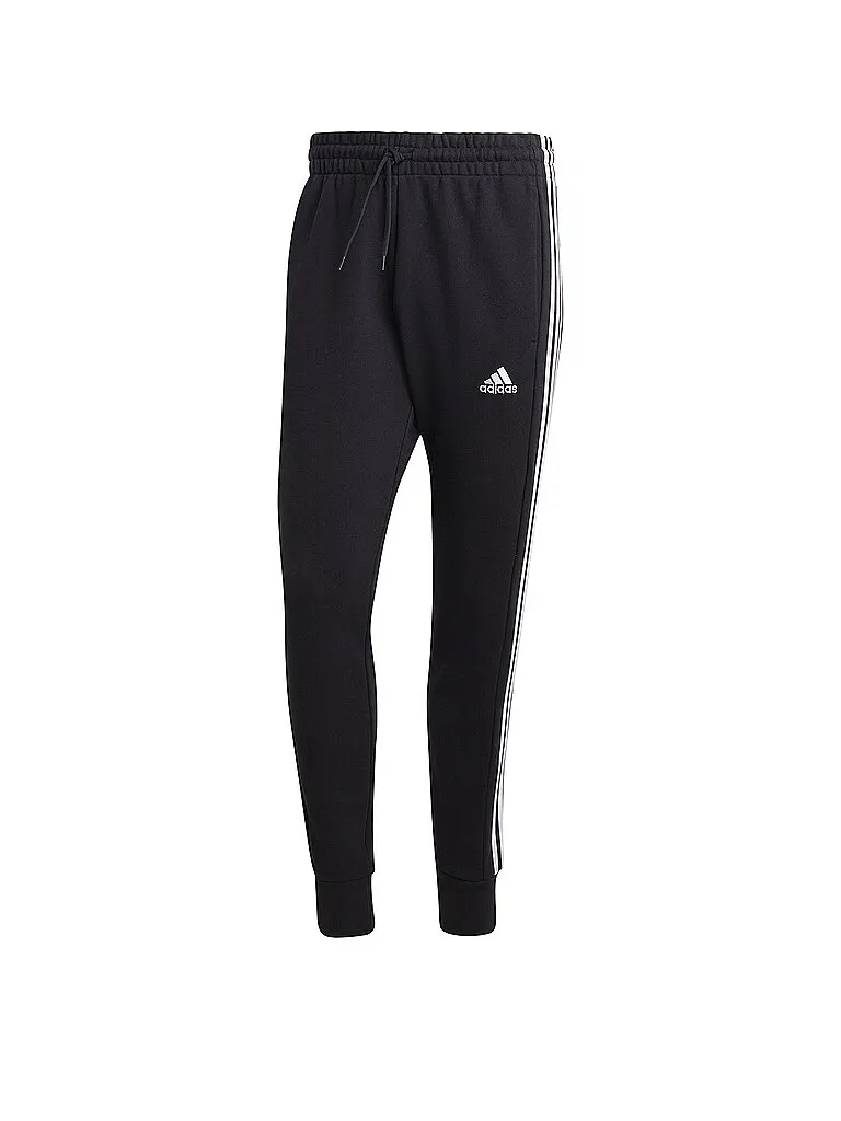adidas Herren Jogginghose Essentials French Terry Tapered Cuff 3-Streifen adidas Herren Jogginghose Essentials French Terry Tapered Cuff 3-Streifen