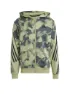 adidas Herren Kapuzenjacke Future Icons 3-Streifen Allover Print, Olive