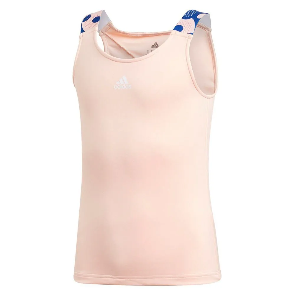 adidas Keyhole ärmelloses T-shirt, Haze coral, 14-15Y