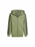 adidas Kinder Kapuzenjacke Essentials 3-Streifen Fleece