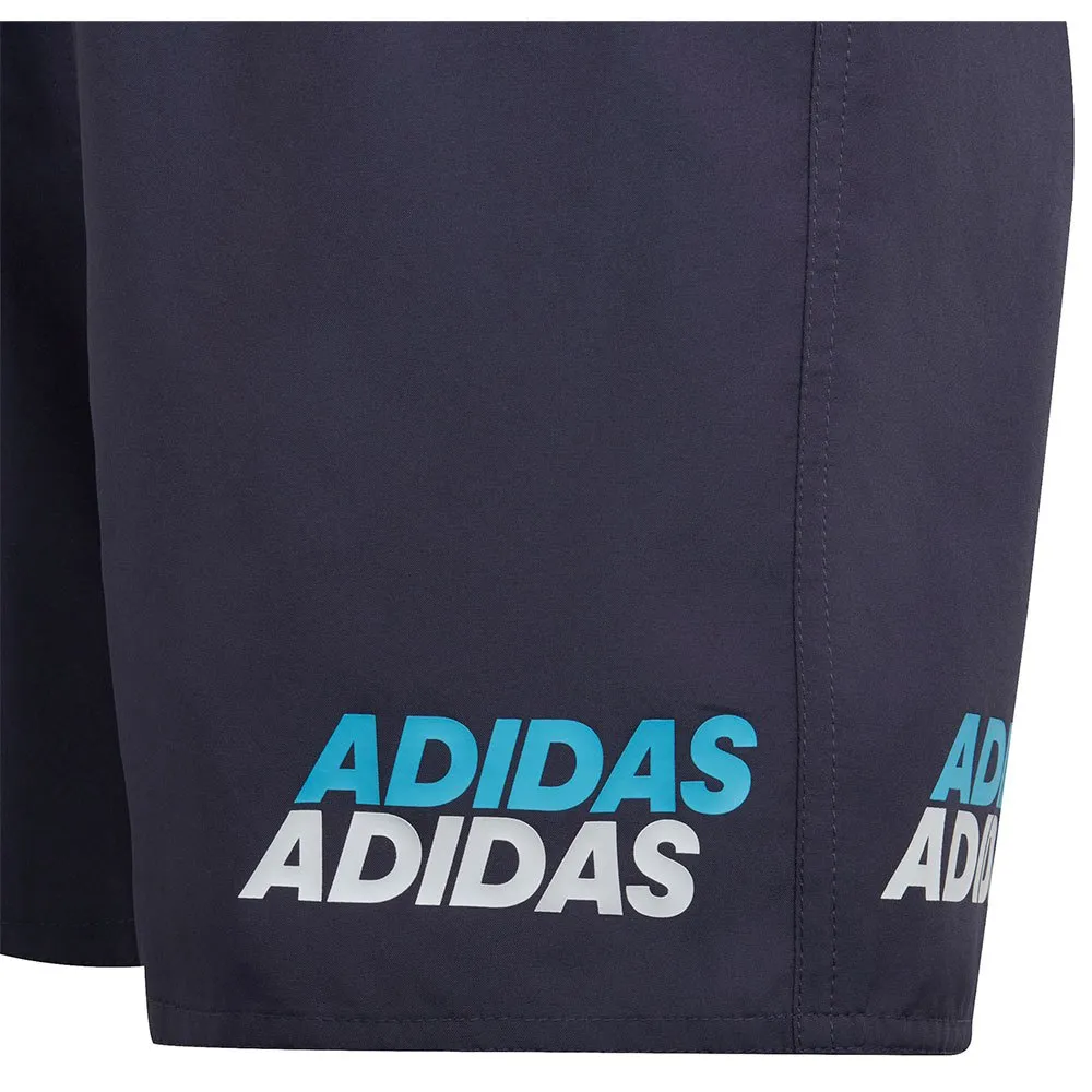 adidas Linear Badeshorts male, Shadow navy / sky rush, 15-16Y