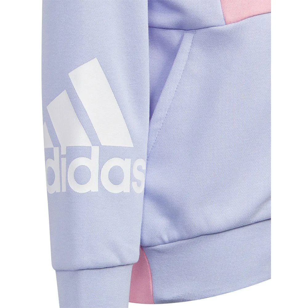 adidas Lk Bos Kn Kapuzenpullover, Violet tone / light pink, 12-24MON adidas Lk Bos Kn Kapuzenpullover, Violet tone / light pink, 12-24MON