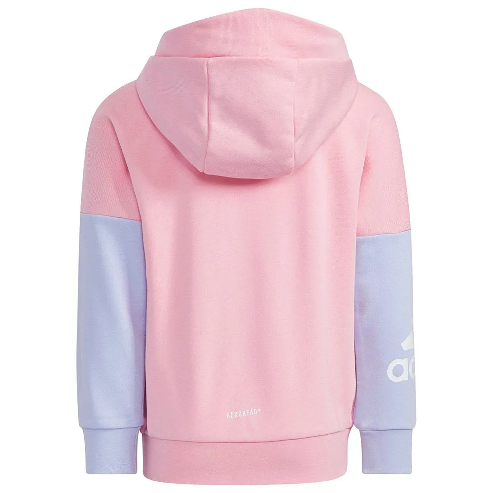 adidas Lk Bos Kn Kapuzenpullover, Violet tone / light pink, 12-24MON adidas Lk Bos Kn Kapuzenpullover, Violet tone / light pink, 12-24MON